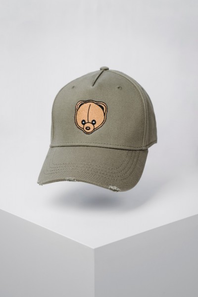 BÜMMI Basecap Olive X Goldbraun