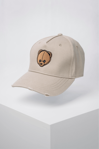 BÜMMI Basecap Beige X Goldbraun